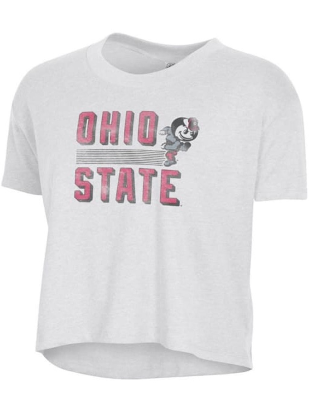 Alternative Apparel Ohio State Buckeyes Headliner Crop Tee – White – Size S